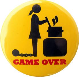 Polter Badge "Game over"